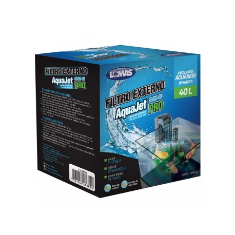 LOMAS FILTRO DE CASCADA AQUA JET SLIM PRO 40 ( HASTA 40 LT)