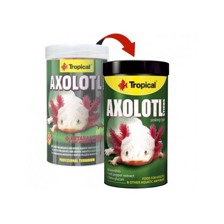 TROPICAL ALIMENTO AXOLOTL STICKS 135 GR