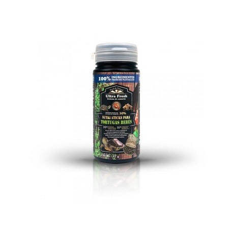 AZOO ULTRAFRESH NUTRI STICKS PARA TORTUGA BEBÉ 120ML/45G