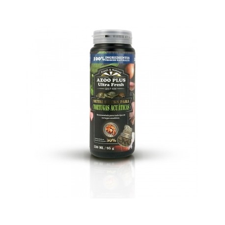 AZOO ULTRAFRESH NUTRI STICKS PARA TORTUGAS ACUÁTICAS 330 ML / 95 G