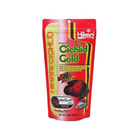 HIKARI CICHLID GOLD MEDIUM PELLET 250 GR