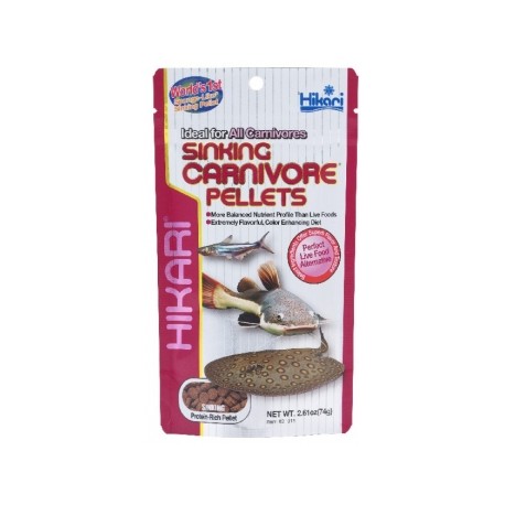 HIKARI SINKING CARNIVORE PELLETS 74 GR