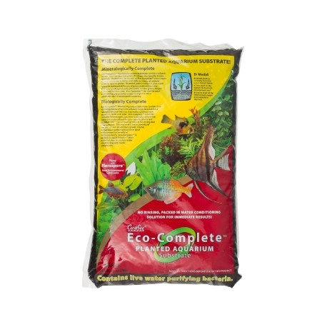 CARIB SEA ECO PLANTED SUBSTRATO PARA PLANTAS 20 LB ROJO