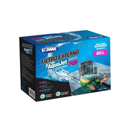LOMAS FILTRO DE CASCADA AQUA JET SLIM PRO 60 ( HASTA 60 LT  )