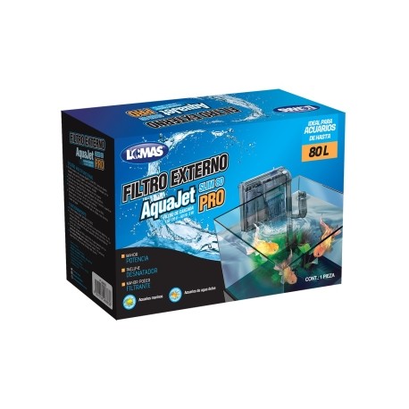 LOMAS FILTRO DE CASCADA AQUA JET SLIM PRO 80 ( HASTA 80 LT )