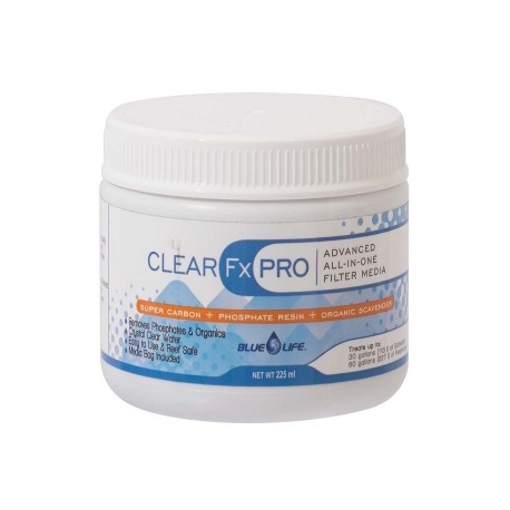 BLUE LIFE CLEAR FX PRO 225 ML (TRATA 60 GAL A DULCE /30 GAL EN A SALADA)