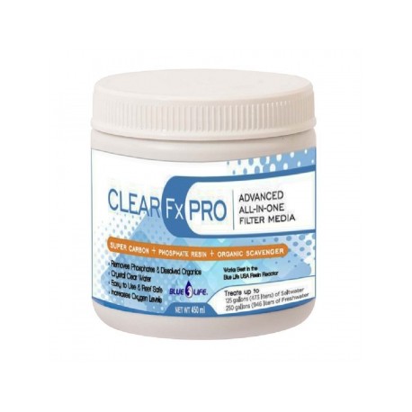 BLUE LIFE CLEAR FX PRO 450 ML (TRATA 120 GAL A DULCE /60 GAL EN A SALADA)