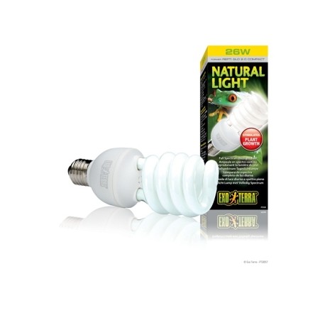 EXO TERRA FOCO REPTI GLO 2.0 NATURAL LIGHT DE 26 W