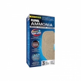 FLUVAL ESPONJA REMOVEDORA DE AMMONIA  C/3 PZ PARA FLUVAL 106-107/206-207