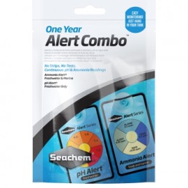 SEACHEM COMBO DE AMMONIA ALERT + PH ALERT, TARJETA MONITOREO (SIRVE APROX. UN AÑO)