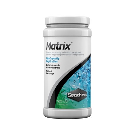 SEACHEM MATRIX 250 ML 140 GR ( TRATA 200 LT )
