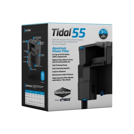 SEACHEM TIDAL 55 FILTRO DE CASCADA PARA ACUARIOS DE HASTA 200 LT